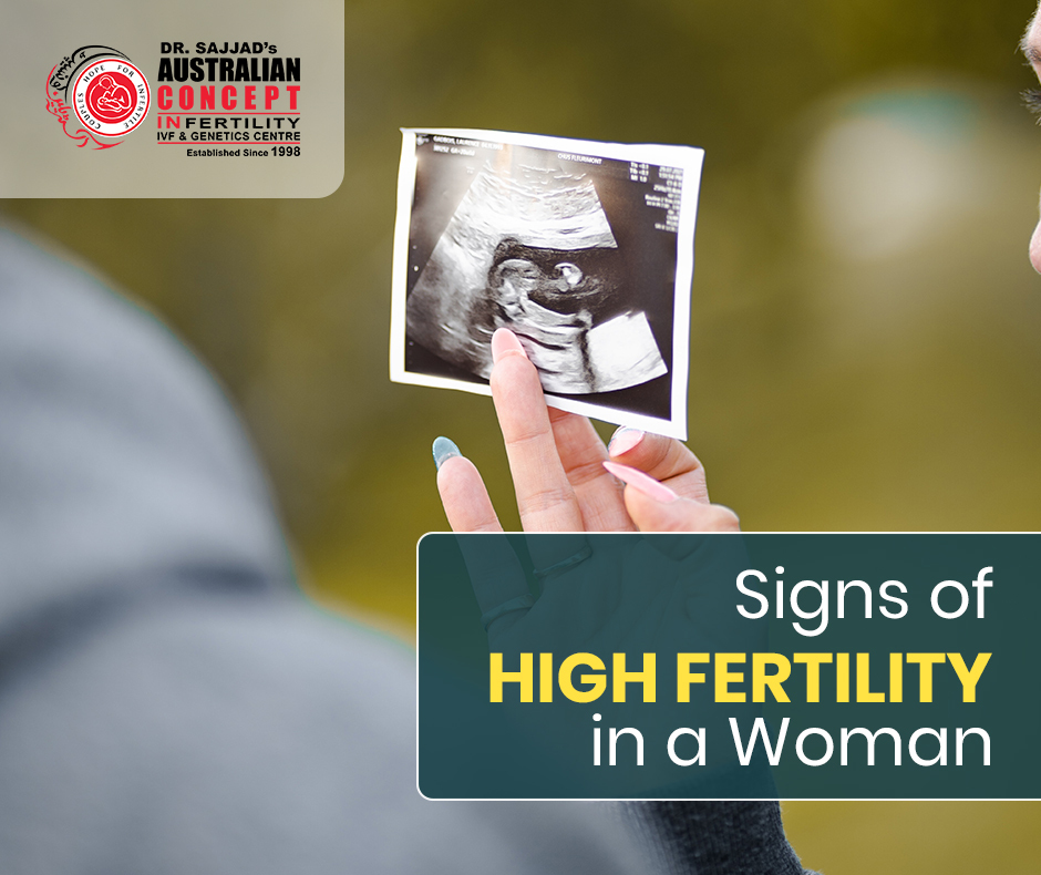 Signs of high fertility in a woman